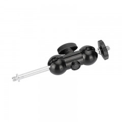 CAMVATE Mini Ball Head Holder Support 360°Swivel 90°Tilt With Extended 1/4"-20 Thread Screw For Camera Monitor / Flashlight