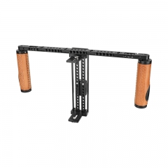 CAMVATE Height-Adjustable Monitor Cage with Handgrips for 5" 7" 8" 10" Video Monitor