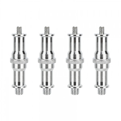 CAMVATE 1/4"-20 to 3/8"-16 Male Thread Adapter Double-Ended Spigot (4-Pack)