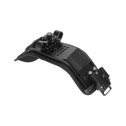 CAMVATE Shoulder Pad with V-Mount Adapter & 15mm LWS Rod Clamp