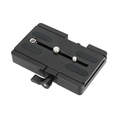 CAMVATE ARRI-Style Dovetail Camera Mount Plate with Clamp Base