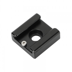 1/4"-20 Mount to Shoe Adapter V2 (Black)