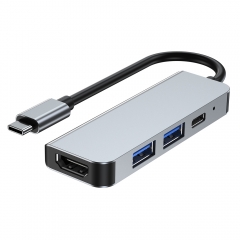 CAMVATE USB Type-C 4-in-1 Multiport Adapter with 4K HDMI