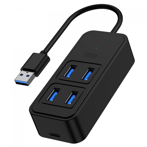 CAMVATE 4-Port USB 3.0 Hub Adapter with Charging
