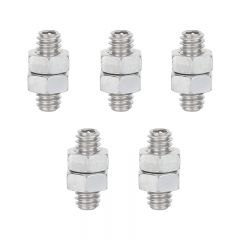 CAMVATE Hex 1/4"-20 Threaded Stud with Lock Nuts
