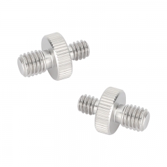 CAMVATE M8 Male to 1/4"-20 Male Stainless Steel Screw Adapter (2-Pack)