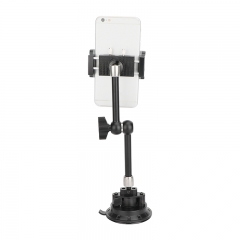 CAMVATE Suction Cup Mount with 9.8" Magic Arm and Smartphone Clamp