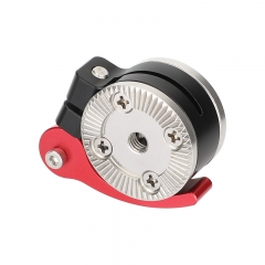 CAMVATE Quick Adjust Rosette Adapter with M6 Female and Male Mounts (Red Lever)