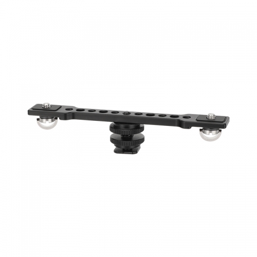 CAMVATE Bar Arm with Dual 1/4"-20 Camera Screw Mount & Shoe Adapter