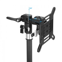 CAMVATE Adjustable VESA Monitor Mount with 5/8" Receiver