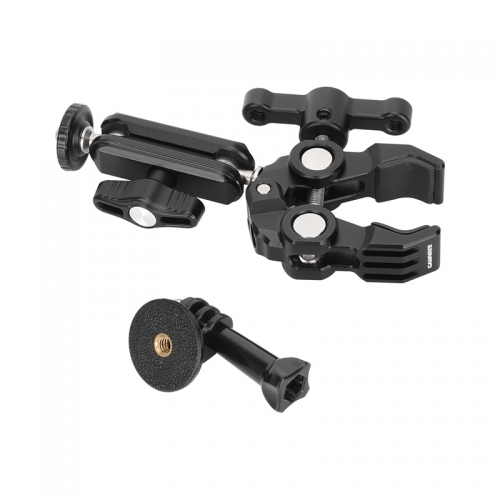 CAMVATE Super Crab Gripper Clamp with Mini Magic Arm for Action Cameras