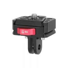 CAMVATE Mini Quick Release Kit with GoPro-Style 2-Prong Mount