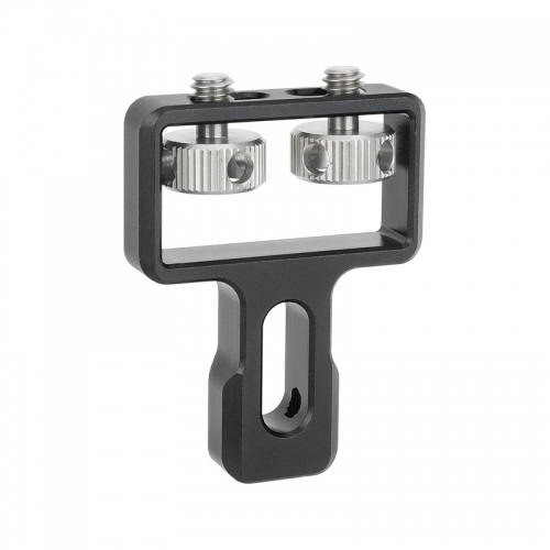 CAMVATE Connection Mount with Dual 1/4"-20 Thumbcrew for Side Handgrip