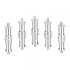 CAMVATE 1/4"-20 to 1/4"-20 Male Double-Ended Spigot (5-Pack)