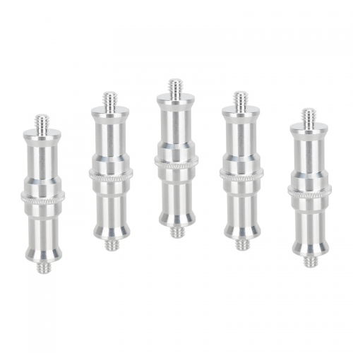 CAMVATE 1/4"-20 to 1/4"-20 Male Double-Ended Spigot (5-Pack)