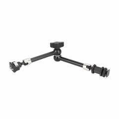 CAMVATE Multipurpose Articulating Arm with Anti-Twist 1/4''-20 Mount & Shoe Adapter (Black Knob)