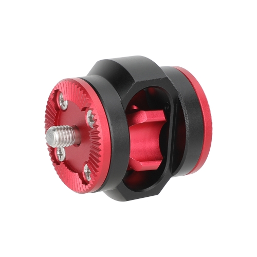 CAMVATE ARRI-Style Rosette Extension Spacer (Red/Black)