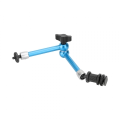 CAMVATE 11" Magic  Arm with Ball Joints & Shoe Adapter (Blue/Black)