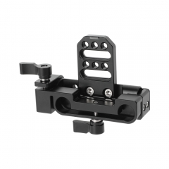 CAMVATE Tilt-Adjustable 15mm LWS Dual-Rod Clamp for Battery Mount