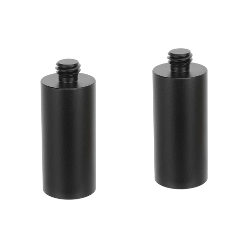 CAMVATE 5/8"-27 Female to 3/8"-16 Male Mic Stand Adapter (2" Long, 2-Pack)