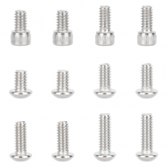 CAMVATE 1/4"-20 Mounting Screw Set for Camera Accessories (Hex Socket Head & Button Head Cap)