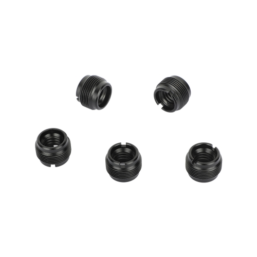 CAMVATE 3/8"-16 Female to 5/8"-27 Male Microphone Mount Adapter (5-Pack)