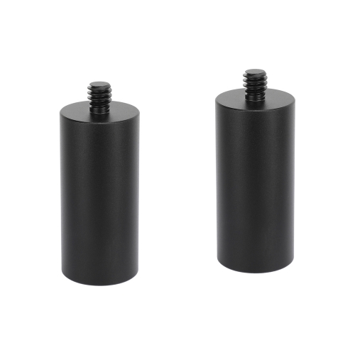 CAMVATE 3/8"-16 Female to 1/4"-20 Male Thread Adapter (2" Long, 2-Pack)