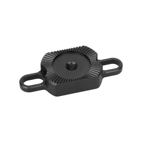 CAMVATE ARRI-Style M6 Rosette Adapter with 1/4"-20 Screw Mounting Slot (Black)