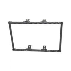 CAMVATE Adjustable-Height Dual Director's Monitor Cage