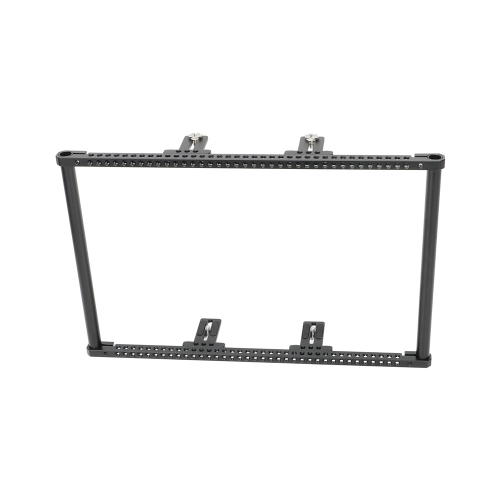 CAMVATE Adjustable-Height Dual Director's Monitor Cage