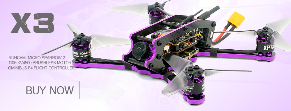 XPKRC X3 Brushless FPV Racing Drone