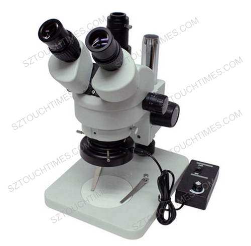 Magnification 7X-45X-90X Trinocular Continuous Zoom Stereo Microscope