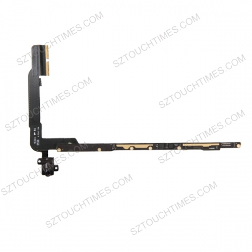 Wifi Version Audio Flex Cable Ribbon + Keypad Board for iPad 3