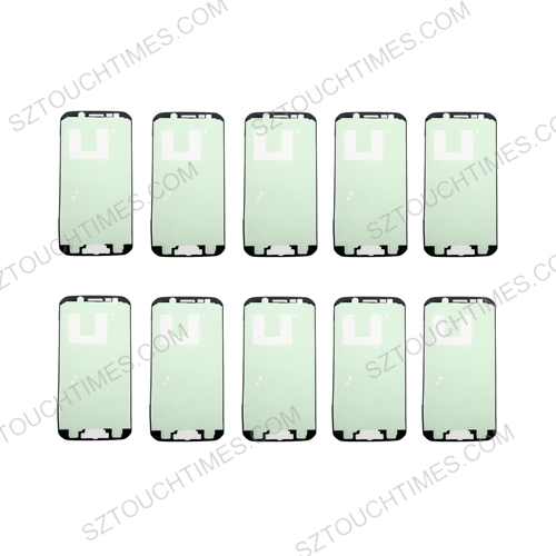 Free Shipping 10 PCS / LOT LCD Front Housing Frame Adhesive Sticker for Galaxy S6 Edge G925