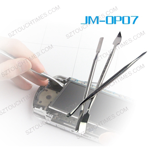 JM-OP07 3pcs Metal Spudger Tools Kits Smart Mobile Phone Hand Repair Opening Pry Tool for Laptop Tablet