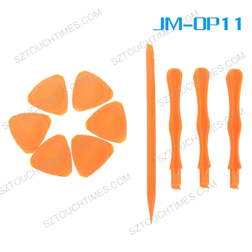 JAKEMY JM-OP11 10 in 1 Plastic Smartphone Tool Repair Kit Opening Pry Tool Anti-static Fiber Screen Repairing Set