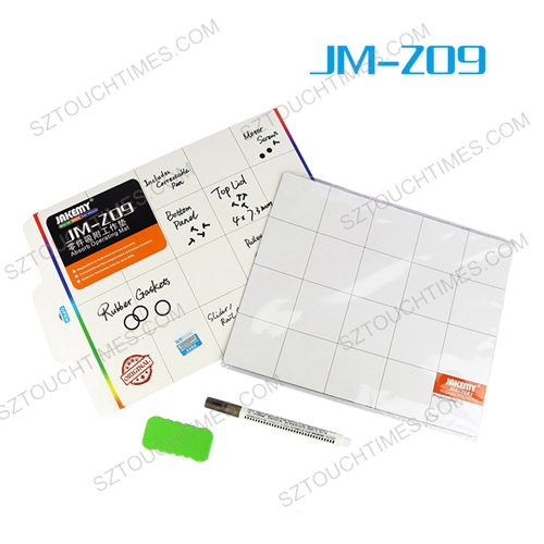 JAKEMY JM-Z09 Magnetic Project Mat Screw Work Pad with Marker Pen Eraser for Cell Phone Laptop Tablet iPhone Repair Tools Mat