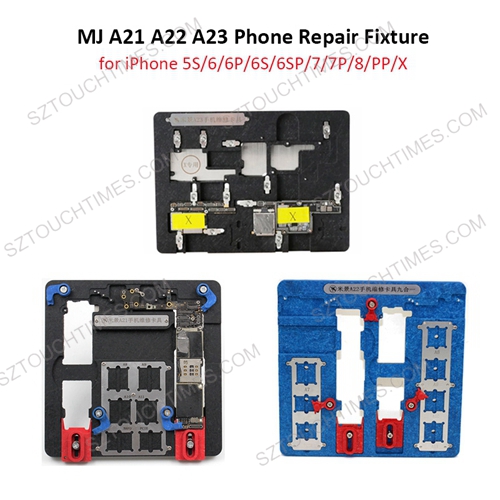 MIJING A21 A22 A23 High Temperature Main Motherboard jig PCB Fixture Holder for iPhone 5S 6 6P 6S 6SP 7 7P 8 8P X Fix Repair Mold