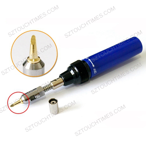 MT-100 Blue Jet Flame Gas Blow Torch Soldering Iron Gun Butane Welding Pen