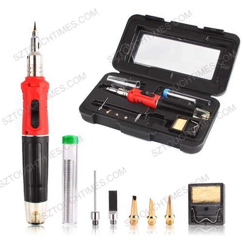 Portable Cordless Solder Iron Gas Soldering Iron Flame Butane Heat Gun Welding Torches Tool 1300 Degrees Welding Equipment