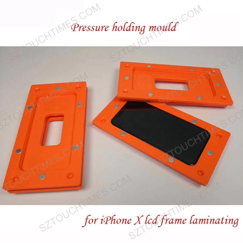 New Arrvial YMJ Pressure Holding mould for iPhone X LCD Frame laminating 2pcs/lot