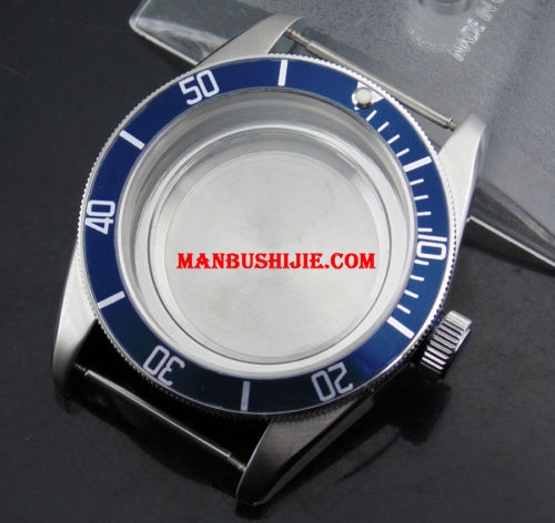 41mm Sapphire Glass aluminum Bezel Watch Parts Case Dial fit ETA 2824 2836