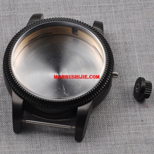 46mm stainless steel PVD watch case for eta 6497 6498 Seagul st36 movement