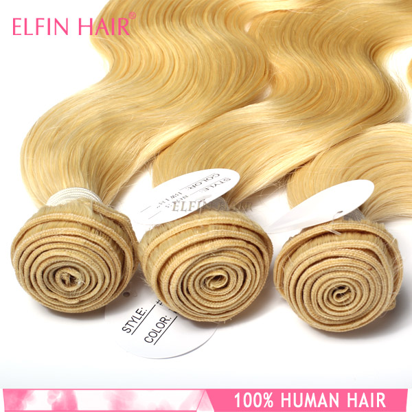 Remeehi 3/4 Half Wig Brazilian Remy Human Hair Wigs Body Wave Clip In None Lace Half Wig(18" 180g 613