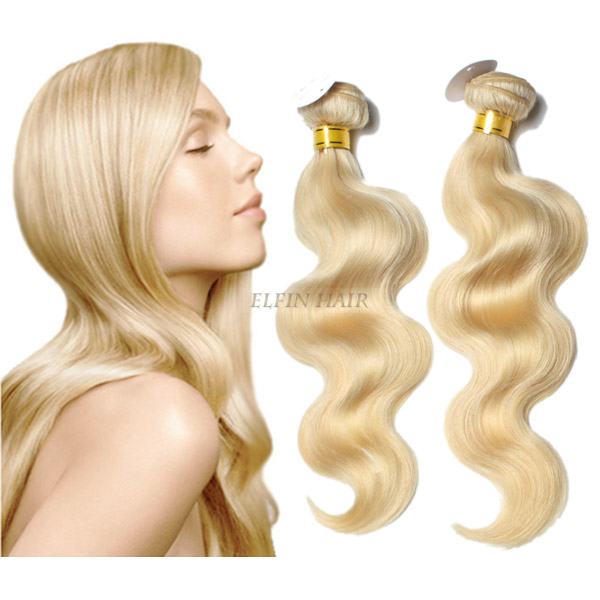14A Grade #613 Honey Blonde Body Wave Remy Hair Weave 100g/bundle