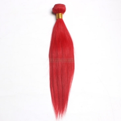 12-26 Inch Straight Red Virgin Hair Weave 100g/bundle