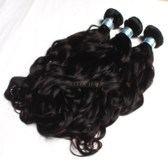 10''-30'' Inch 5A+ Grade Elfin Hair Peruvian Hair Natural Wavy