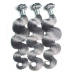 【13A 3PCS】#50 Gray Hair Body Wave 3 Bundles 13A Grade