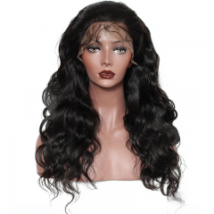 13A Elfin 360 Lace Frontal Wig Body Wave 150% Density Virgin Human Hair Free Shipping Customize in 7 working days