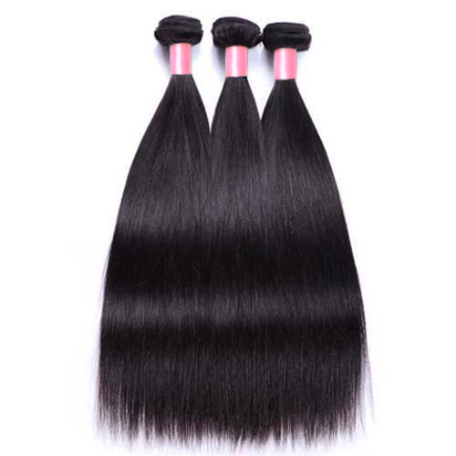 3PCS Hair Bundles New 12A Peruvian Straight 8-30inch Hair 100% Human Virgin Hair Extensions Natural 1B Color Free Shipping